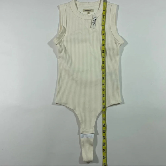 New Madewell Crewneck Thong Bodysuit Sleekhold NL401 - Picture 8 of 9